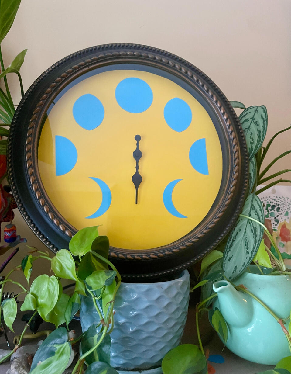 39cm Blue and Yellow $85